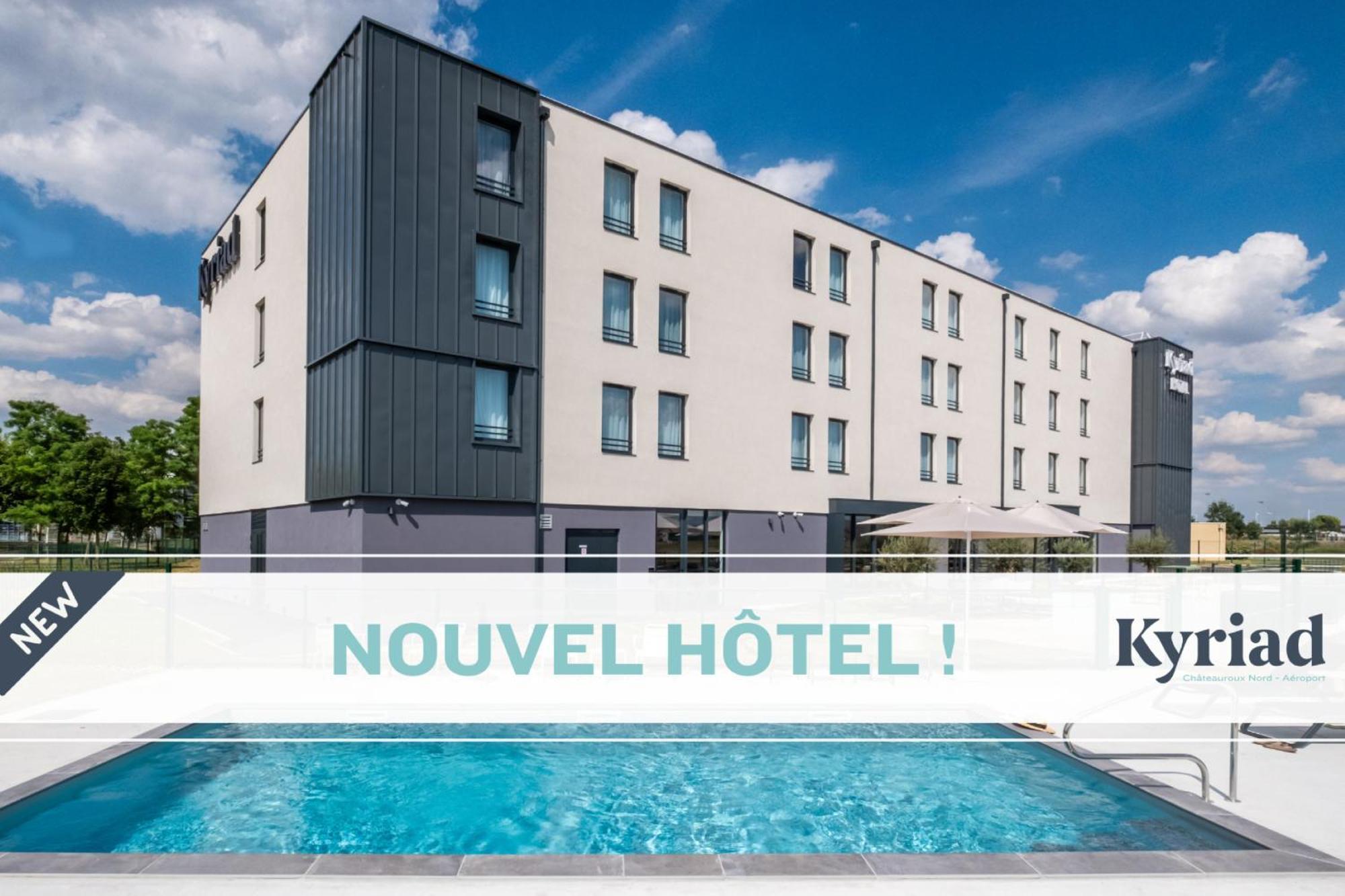 Kyriad Chateauroux Nord - Aeroport Déols Zewnętrze zdjęcie